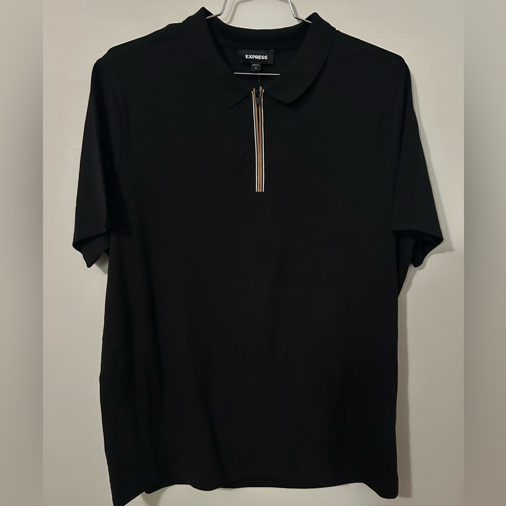 NWT express men’s zip polo